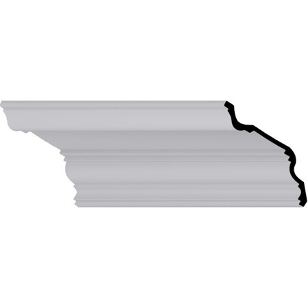 Ekena Millwork 4"H x 9"P x 10 1/4"F x 94 1/2"L Antonio Traditional Crown Moulding MLD04X09X10AN